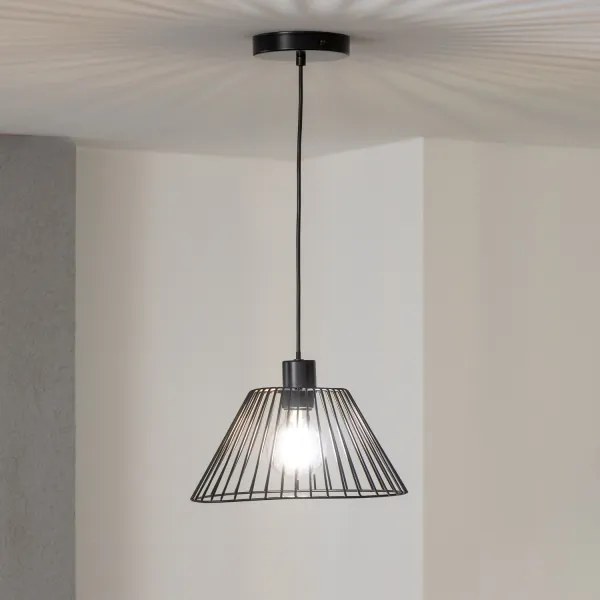 Brilagi - Pendul LED pe cablu CERIA WIRE 1xE27/40W/230V Ø 30 cm negru