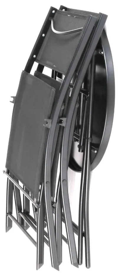 Set balcon gradina Macario - 2 locuri, negru