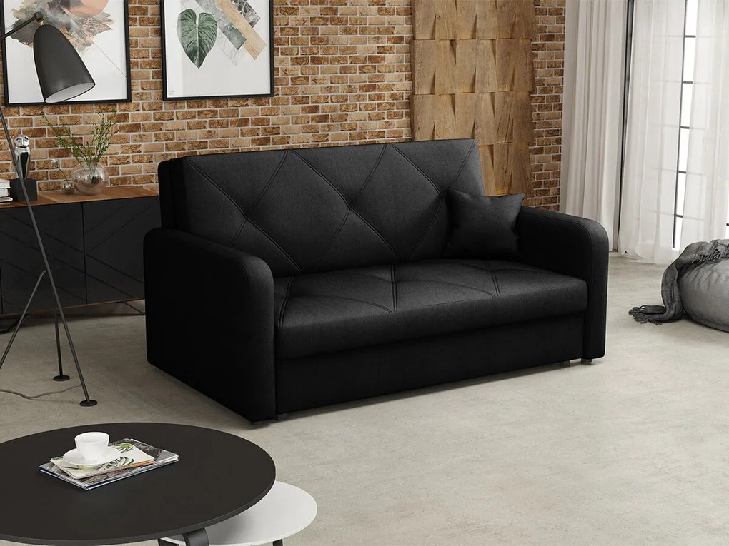Canapea extensibilă Columbus 169Cutie de pat, 85x153x100cm, 67 kg, Picioare: Metal, Lemn: Pin