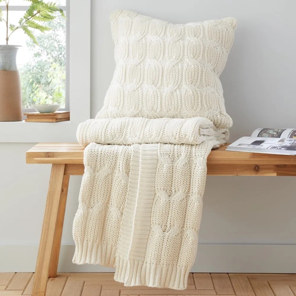 Față de pernă 45x45 cm Chunky Marl Knit – Catherine Lansfield