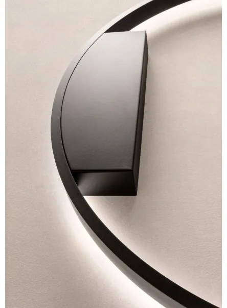 Aplică LED dimabilă Redo 01-2819 FEBE LED/24W/230V negru