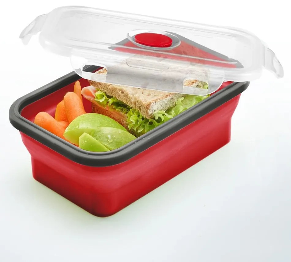 Recipient alimentar pliabil Westmark, pătrat, 1350ml, L