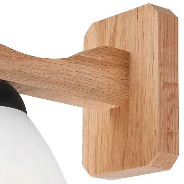 Aplică ADRIANO 1xE27/60W/230V stejar