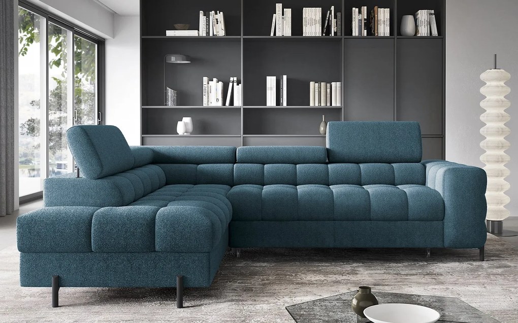 Colțar lemn masiv Ferry Extensibil Material Amore 40, 276 × 72 × 200 cm