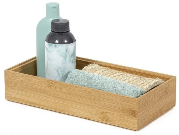 Organizator Compactor Bamboo Box, 30 x 15 x 6,35 cm, lemn natural