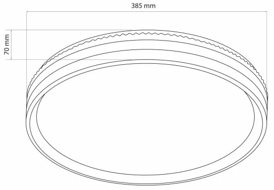 Plafonieră LED dimabilă JADWIGA LED/42W/230V 3000-6000K + telecomandă
