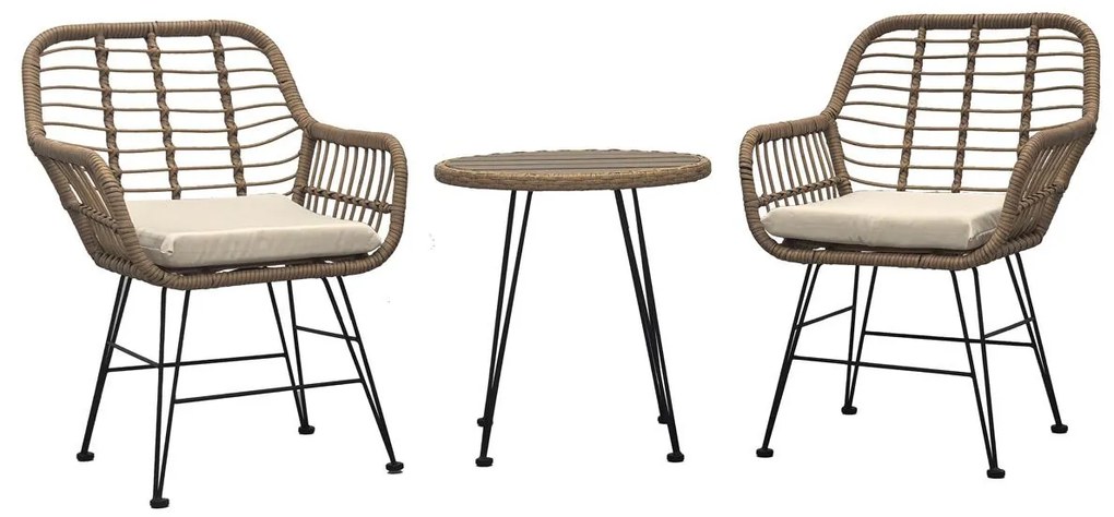 Set mobilier balcon Anunciar (bej) (pentru 2 persoane). 1120283