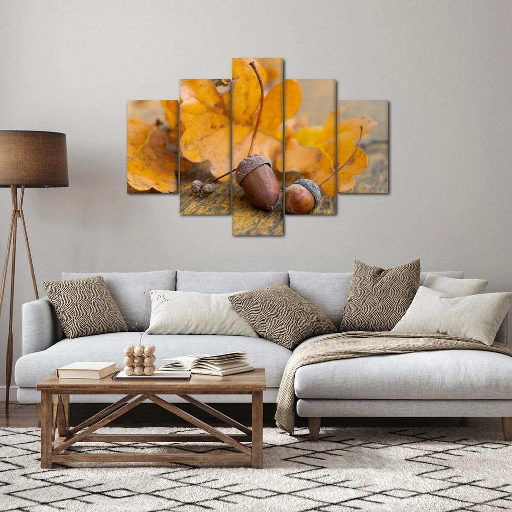 Tablou - Ghinde de toamnă (150x105 cm)