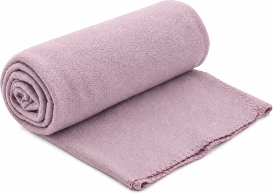 Patura fleece FLEORA, mov deschis Dimensiune: 200 x 220 cm