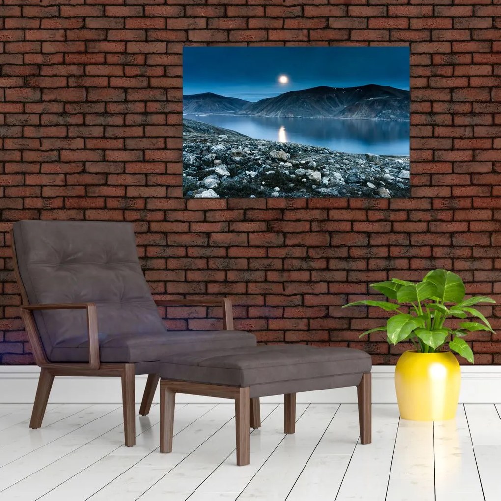 Tablou - Islanda noaptea (90x60 cm)