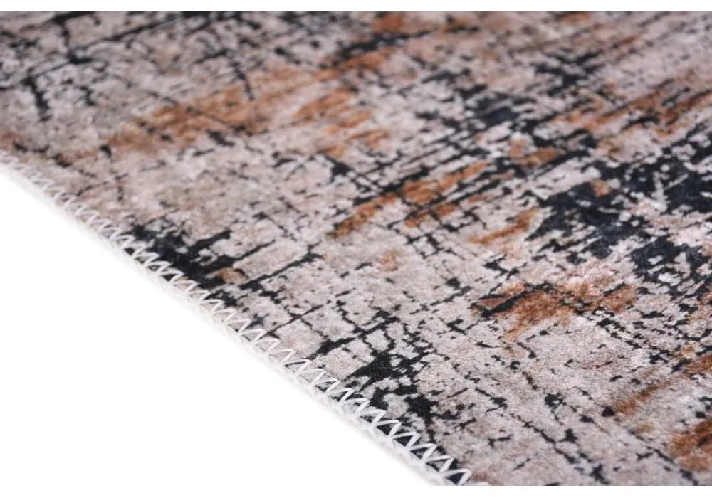 Covor tip traversă albastru lavabil 80x300 cm Abstract Colors – Vitaus