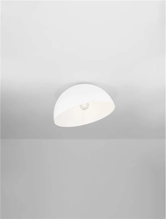 Lustra aplicata design decorativ GEA alb D-40cm
