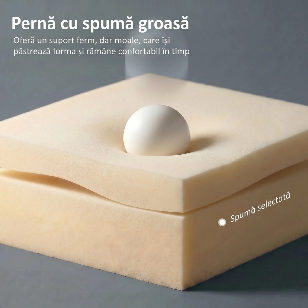 Vinsetto Scaun de Birou Ergonomic, Rotativ, fără Brațe, din Plasă Respirabilă, Înălțime Reglabilă, Roz | Aosom Romania
