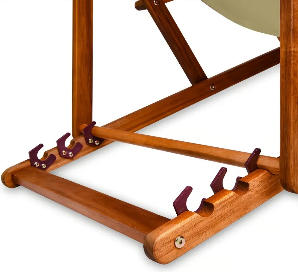 Șezlong de grădină SIENA, 94x60x94cm, bej Jurhan