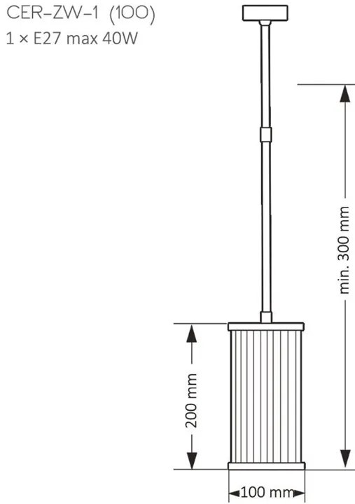 Pendul, Lustra eleganta design modern Cero, 10cm