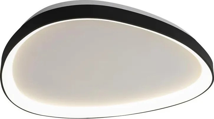 Top Light - LED Stm plafonieră ECLIPSE LED/55W/230V 3000-6500K neagră + telecomandă