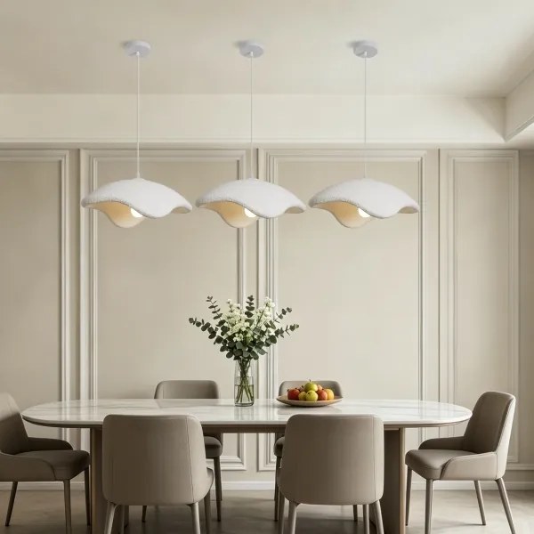 BRILAGI - Lustră pe cablu WABI SABI 1xE27/60W/230V Ø 40 cm albă