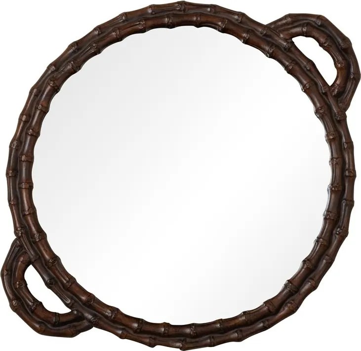 Tavă rotundă cu oglindă, H29 cm, "Bamboo"