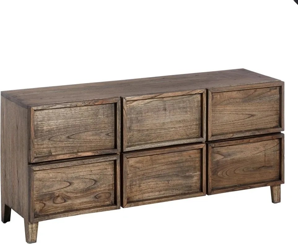 Comoda TV design vintage Sabine, natur SX-121403