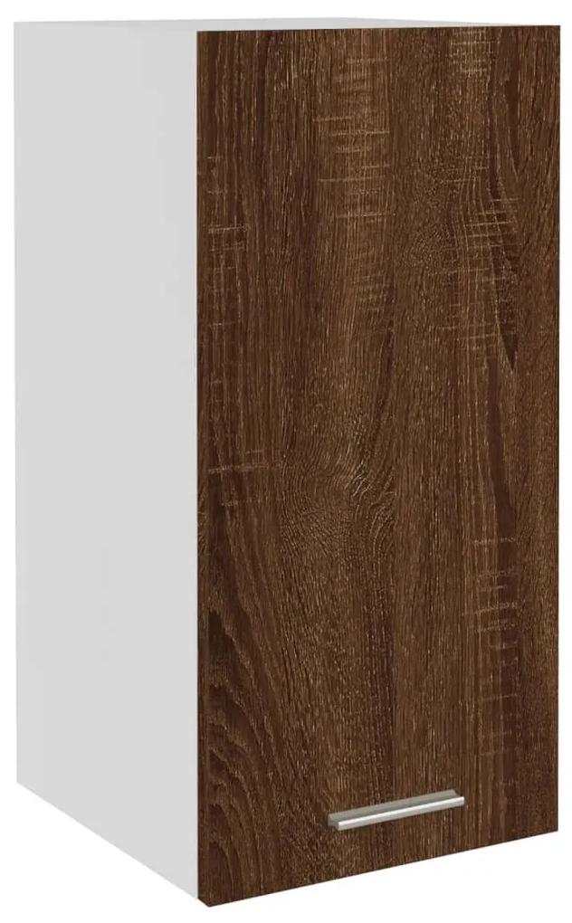 826622 vidaXL Dulap suspendat, stejar maro, 29,5x31x60 cm, lemn prelucrat