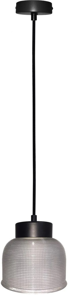 Ledea Liverpool lampă suspendată 1x40 W negru 50101285