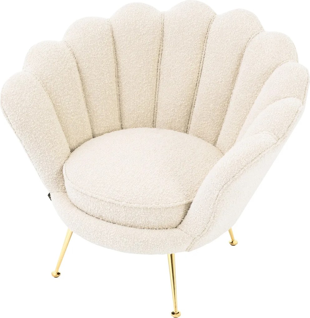 Fotoliu design elegant LUX Trapezium crem 113990 HZ