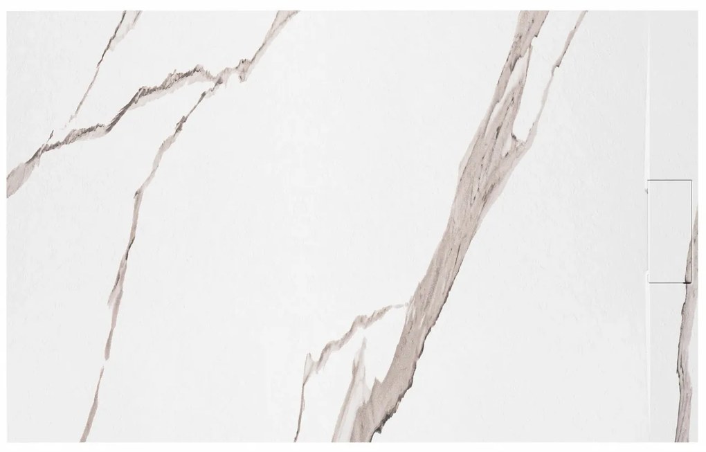 Cadita de dus Bazalt Carrara alba 80x100