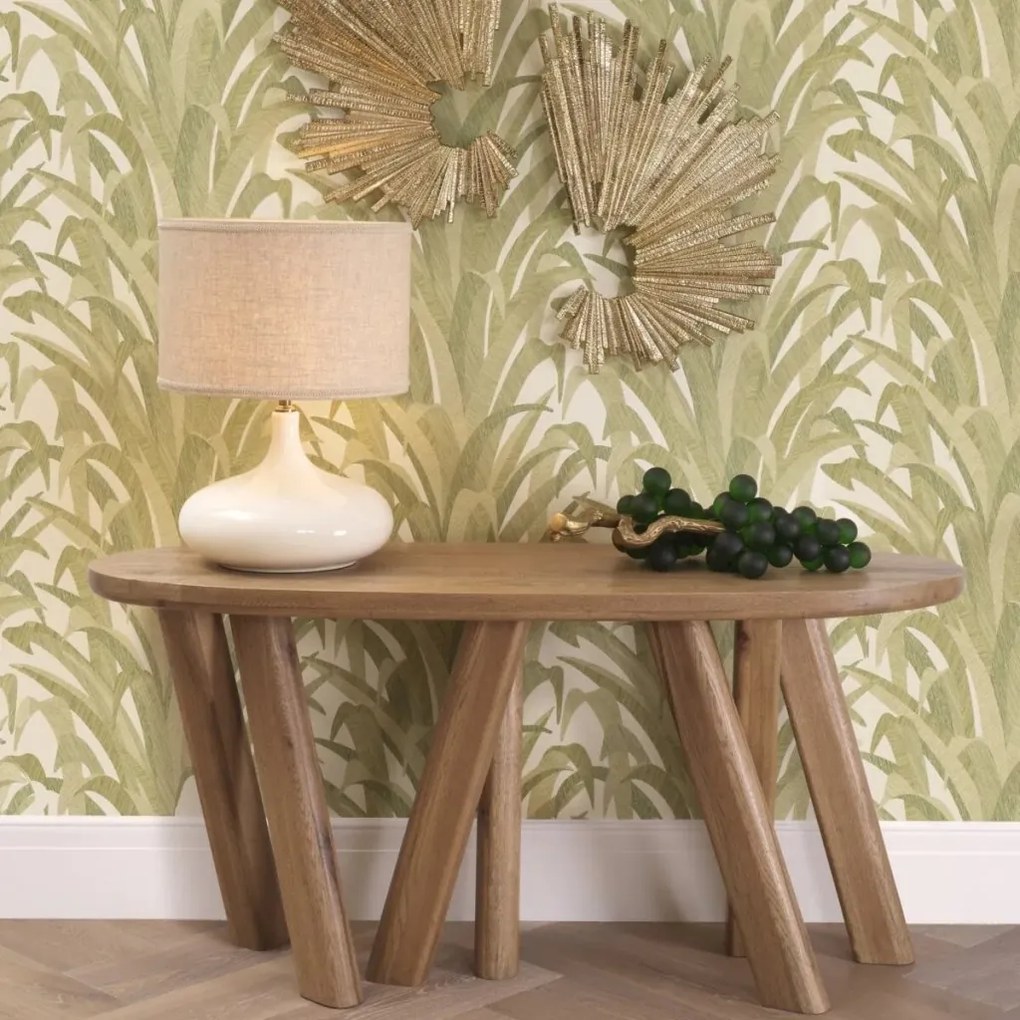 Consola design LUX din lemn de stejar Bayshore