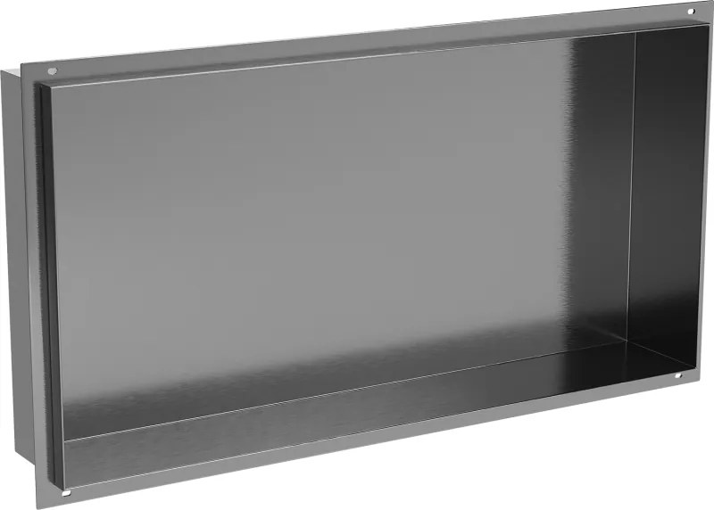 Mexen X-Wall-NR raft încastrat fără ramă 60 x 30 cm, gri armă periat - 19E1603010