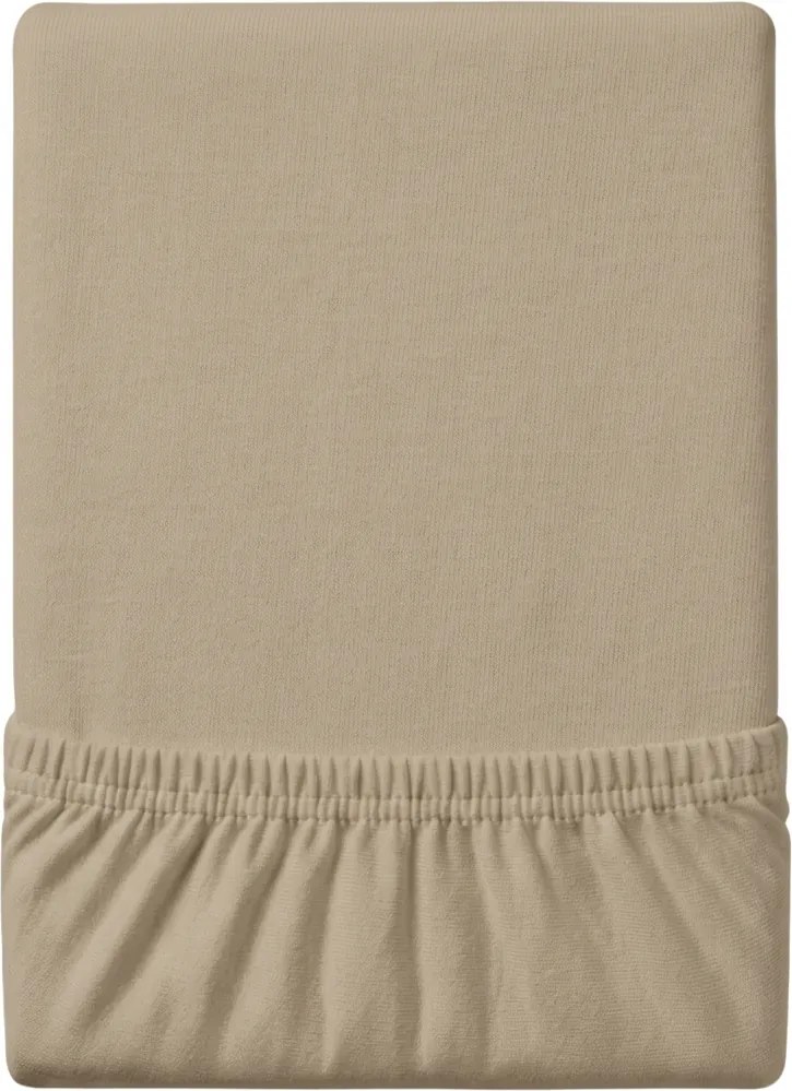 Cearsaf Jersey EXCLUSIVE cappuccino 90 x 200 cm
