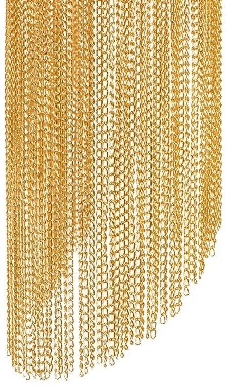 Aplica de perete design modern Chains WL auriu