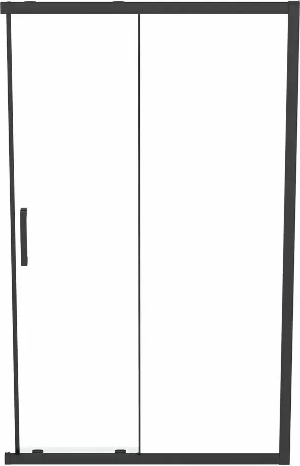 Usa glisanta cu segment fix 120 cm negru mat Ideal Standard Connect 2 K9264V3