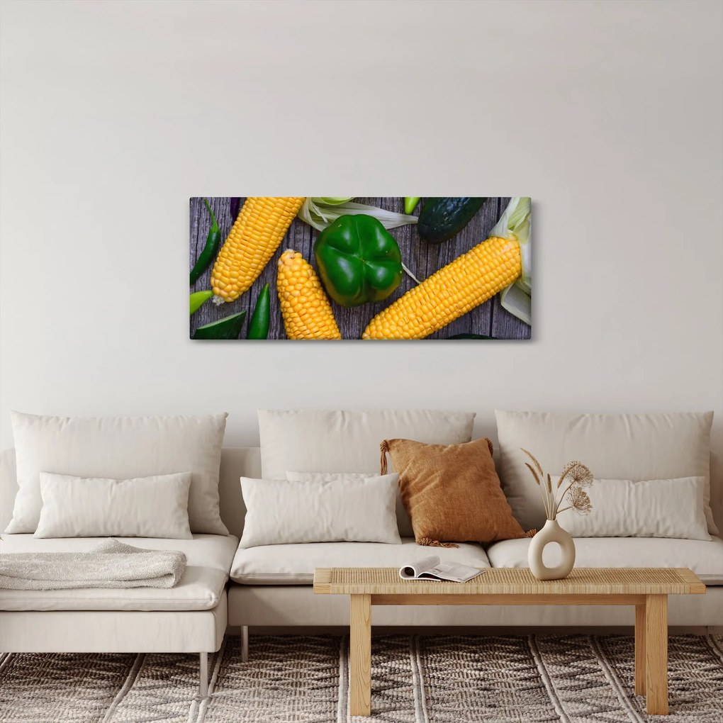 Tablou - legume (120x50 cm)