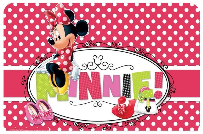 Disney Minnie suport pentru farfurie 43x28 cm