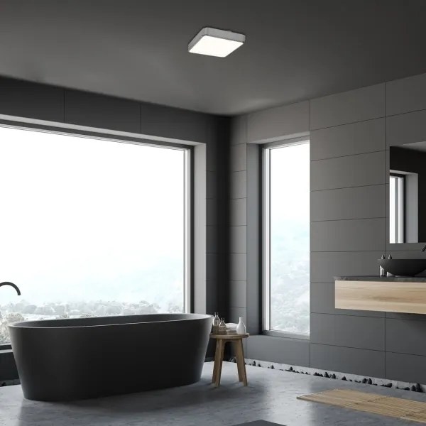 Rabalux - Plafonieră LED RGB dimabilă pentru baie LED/22W/230V IP44 + telecomandă