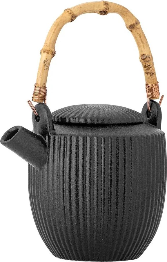 Ceainic negru din gresie ceramică 850 ml Neri – Bloomingville