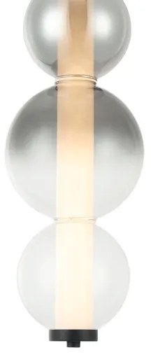 Lustră LED suspendată pe cablu LUMMI LED/19W/230V negru/fumuriu