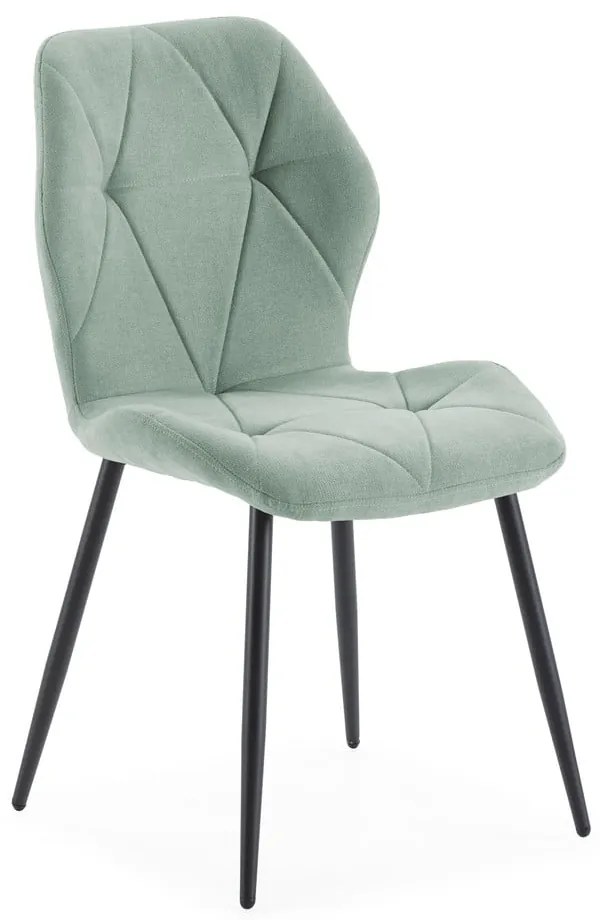 Scaune de dining verde-mentă 4 buc. Luna – Marckeric