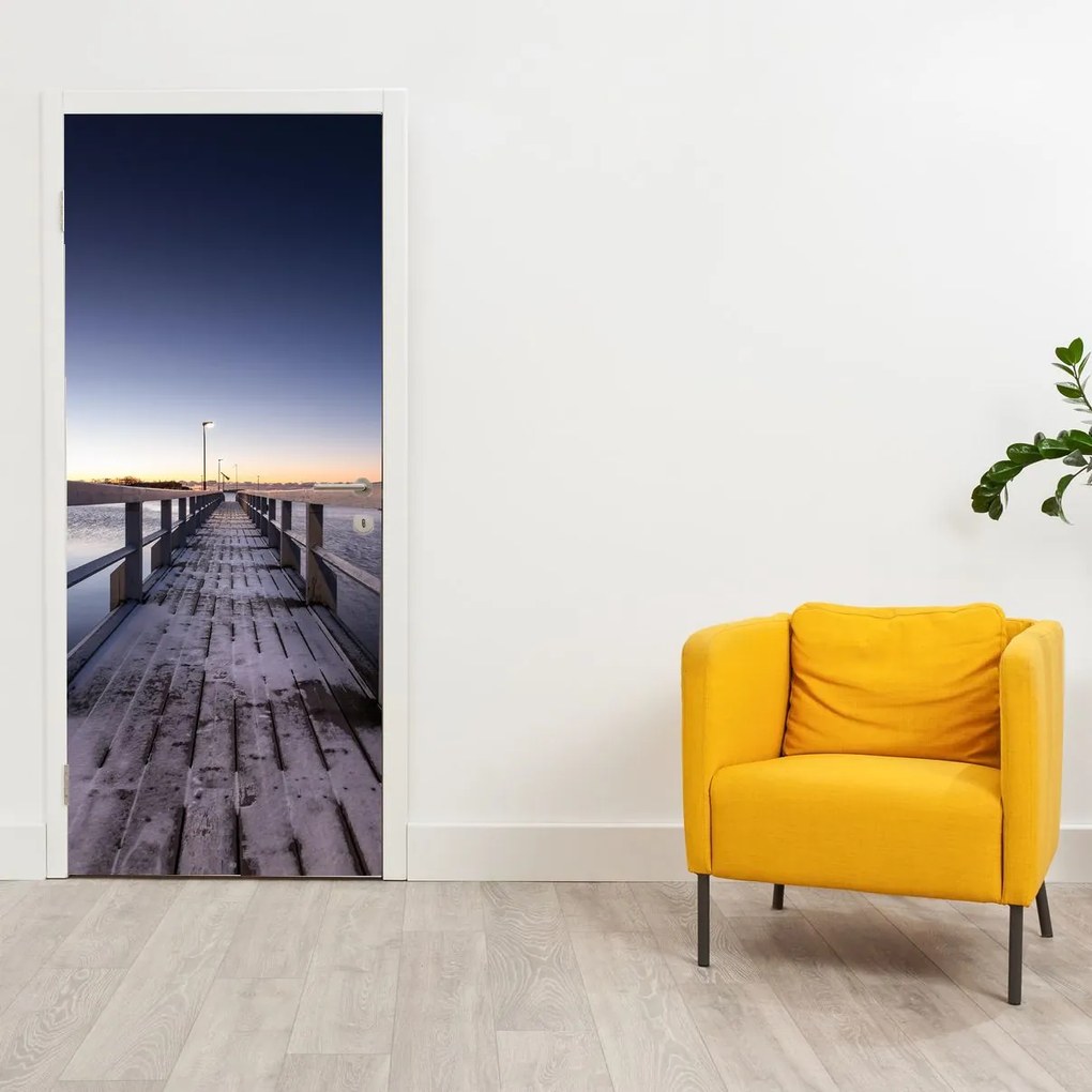 Fototapet pentru ușă - Pe mal (95x205cm)
