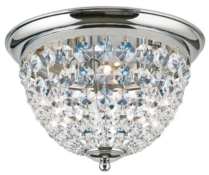 Plafoniera cristal Asfour design elegant lux PLAFOND D-35cm crom