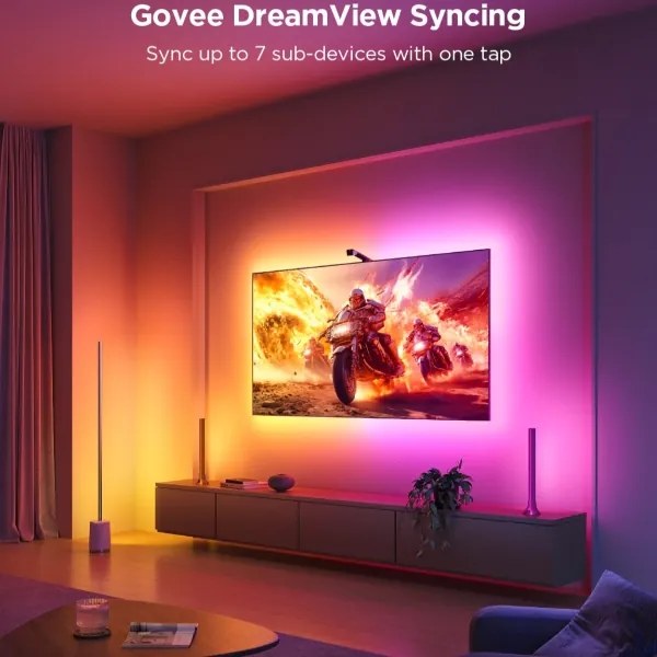 Govee - TV Backlight 3 Lite TV 40-50" SMART LED retroiluminare RGBICW Wi-Fi IP67 + telecomandă