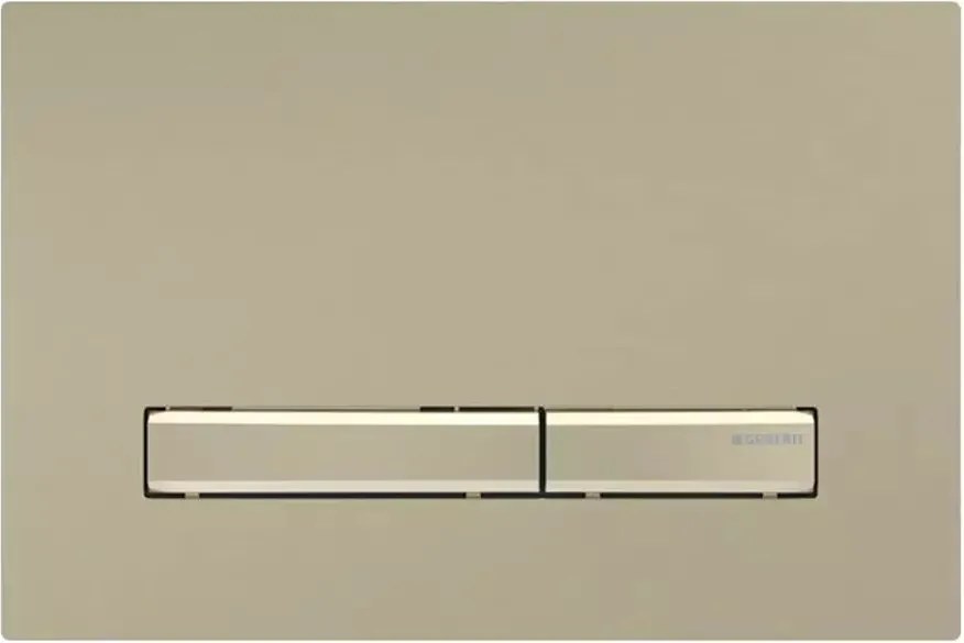 Clapeta de actionare Geberit Sigma50 alama finisaj periat