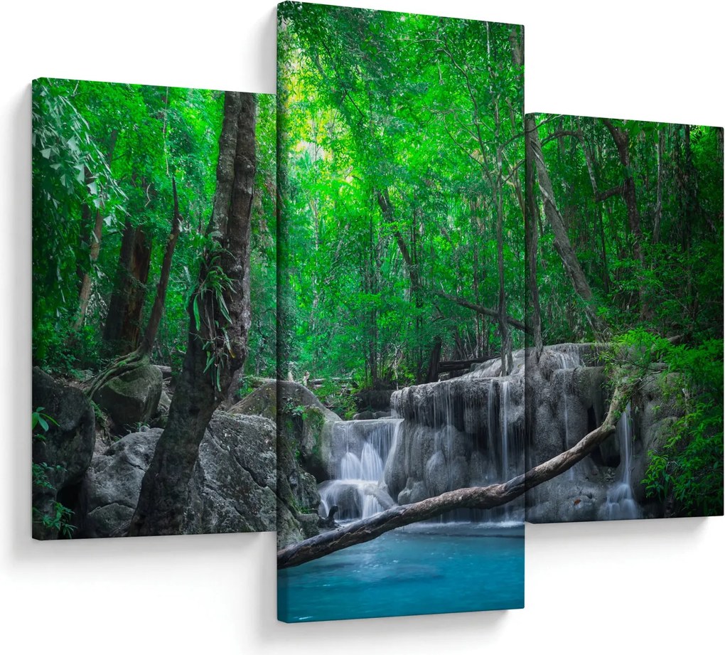Tablou - Cascada Erawan, Kanchanaburi, Thailanda (90x60 cm)