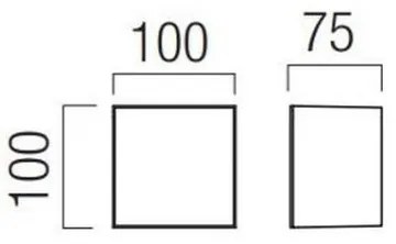 Redo 90321 - Lampă LED de exterior KODIAK, 5W, 230V, 4000K, 10 cm, IP65, alb