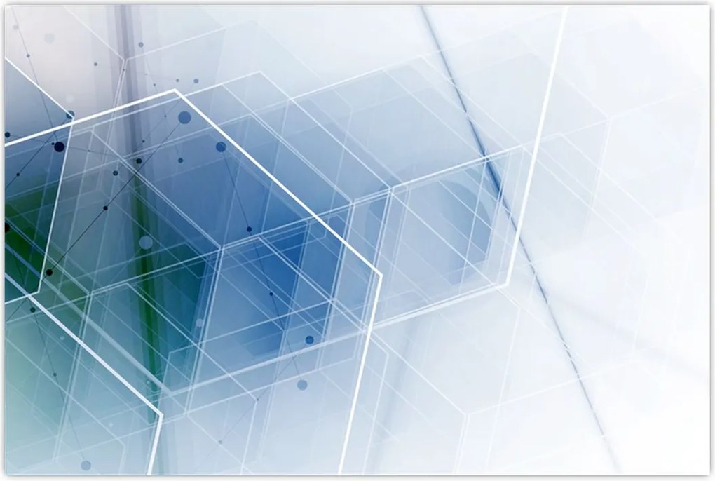 Tablou - Figuri geometrice (90x60 cm)