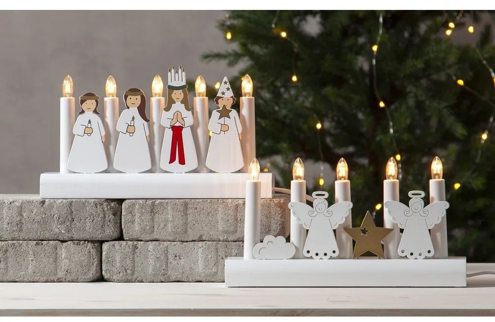 Decorațiune luminoasă de Crăciun albă Julia – Star Trading