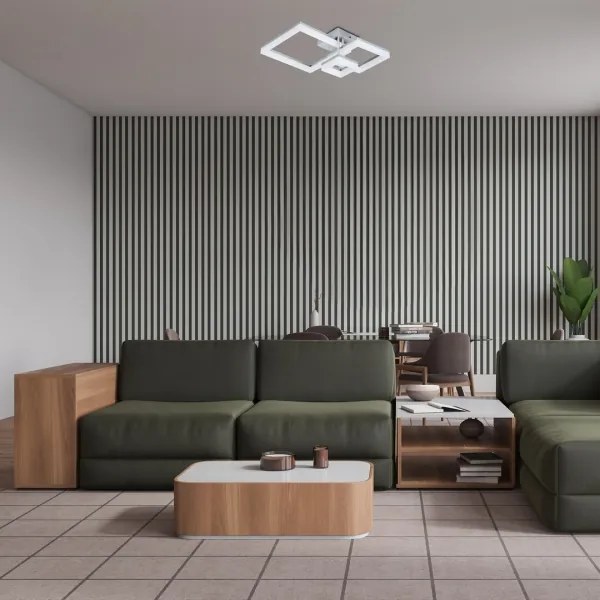 Plafonieră LED Rabalux 71388 AMILIA LED/22W/230V 3000/4000/6500K crom