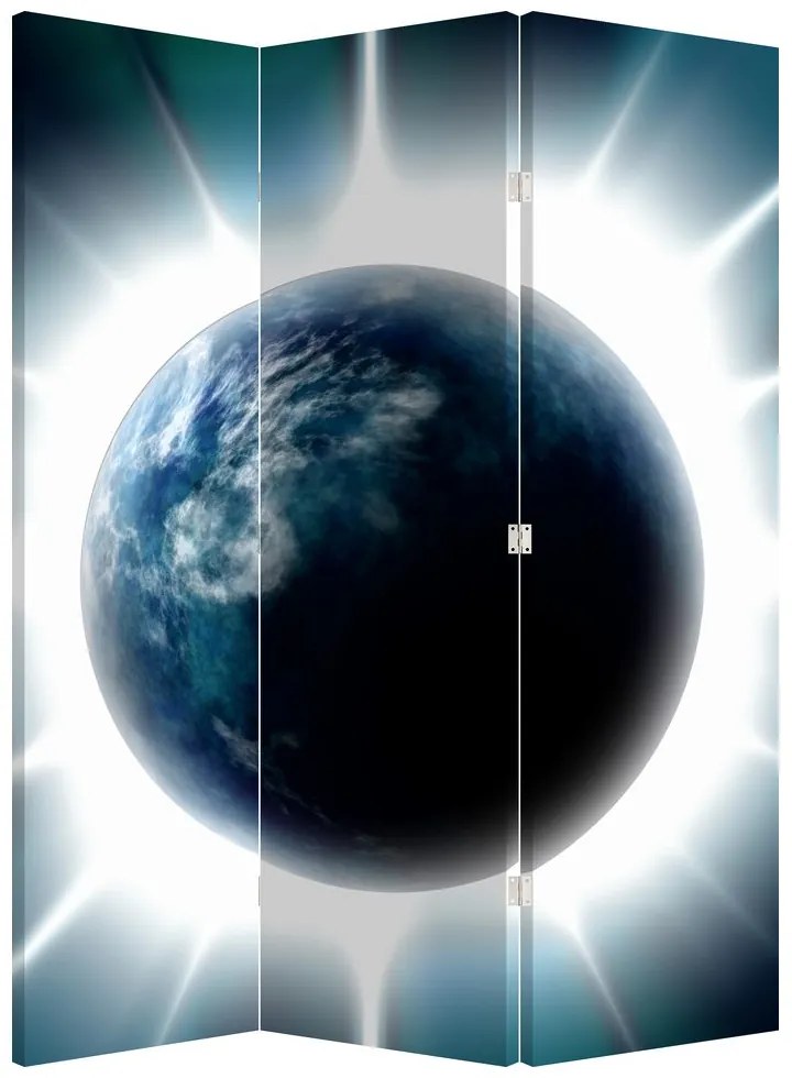 Paravan - Planeta iluminată (126x170 cm)