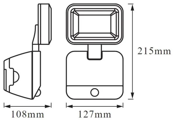 Ledvance - LED Aplică perete exterior cu senzor BATTERY LED/4W/6V IP54