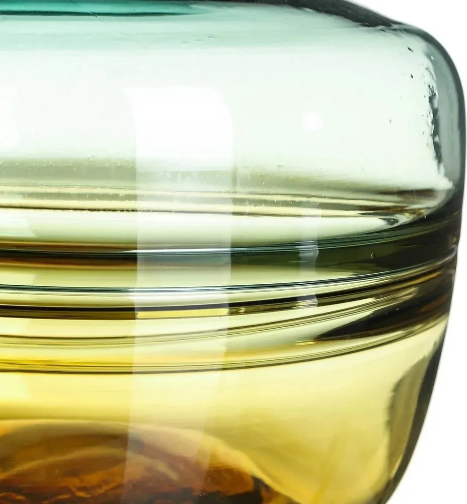 Vas din sticla, Vaza eleganta din sticla VERDE-AMARILLO SX-108613